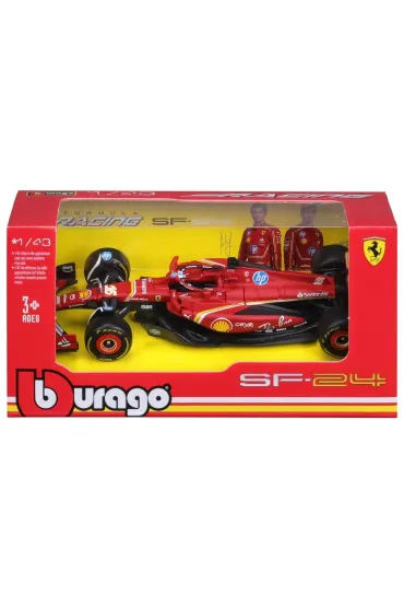 Burago model 1:43 bolid f1 ferrari sf-24 imola gp 2024 charles leclerc 18-36844 Bburago