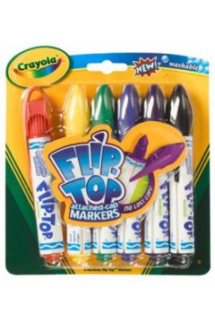 Markery Flip Top 6 szt.