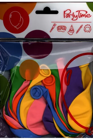 Balony pastelowe mix 24cm