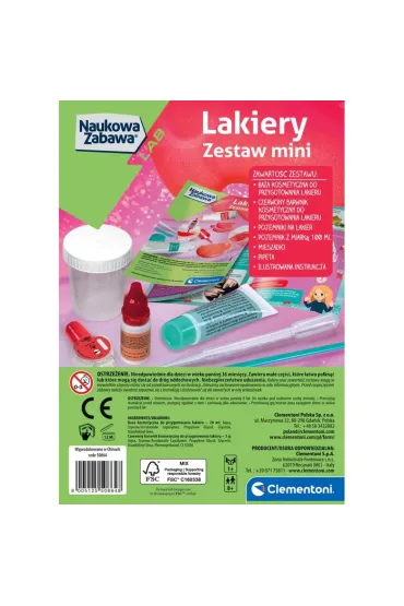 Lakiery z akcesoriami Clementoni