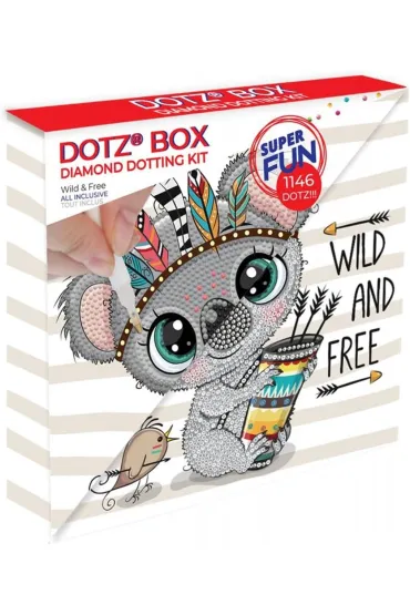 Diamond Dotz. Haft diamentowy. Dzikie i wolne Dante