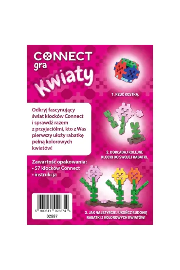 Gra Connect Kwiaty TREFL 02887