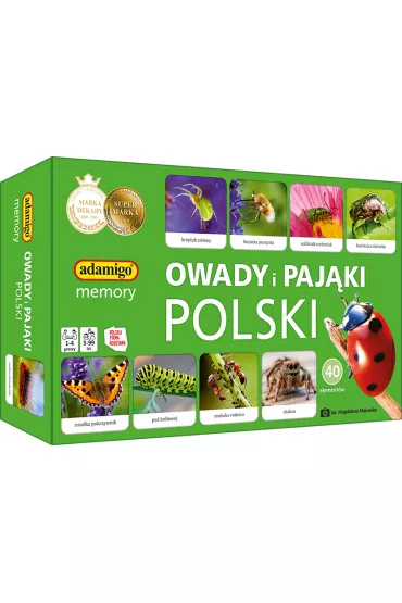 Memory Owady i paj�ki Polski Adamigo