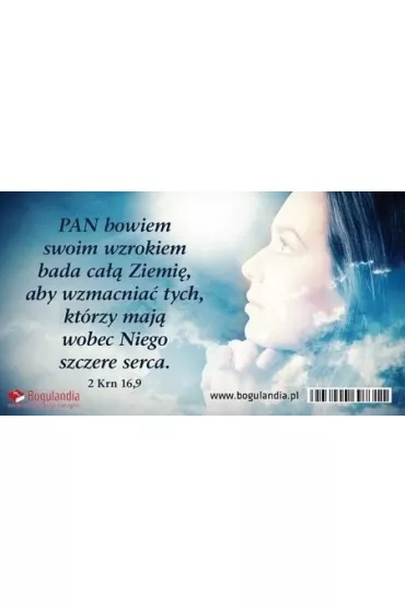 Magnes na lod�wk�. Pan bowiem swoim wzrokiem bada ca�� Ziemi�, aby wzmacnia� tych, kt�rzy maj� wobec niego szczere serca. Magnes 18