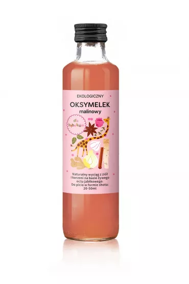 Delikatna Oksymelek malinowy dla b�belk�w 250 ml Bio
