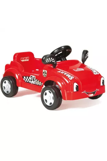 Auto na peday czerwone Dolu