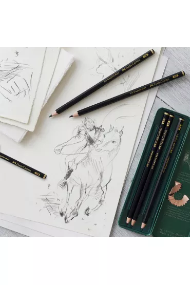 Faber-Castell O��wek artystyczny Pitt Graphite Matt 6 szt.