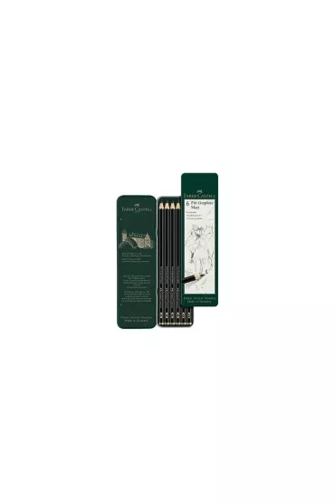 Faber-Castell O��wek artystyczny Pitt Graphite Matt 6 szt.