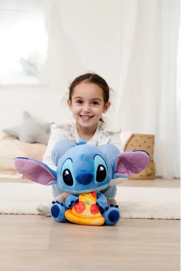 Disney Stitch z pizz�, 25 cm Simba