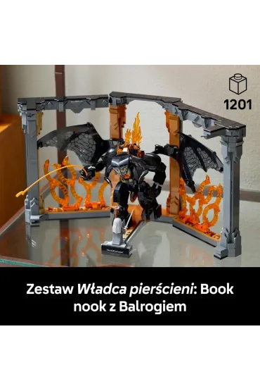 LEGO Icons W�adca pier�cieni: Book nook z Balrogiem 10367