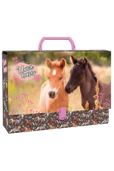 Derform Teczka z r�czk� gruba Konie 24