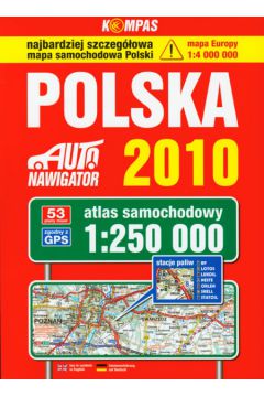 Polska 2010 atlas samochodowy 1:250 000