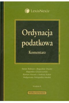 Ordynacja podatkowa Komentarz - Babiarz Stefan, Dauter Bogus�aw, Gruszczy�ski Bogus�aw i inni - Bogus�aw Dauter, Stefan Babiarz, Gruszczy�ski Bogus�aw i inni