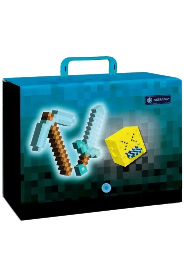 Astra Teczka z r�czk� XL Blue Pixel 9cm