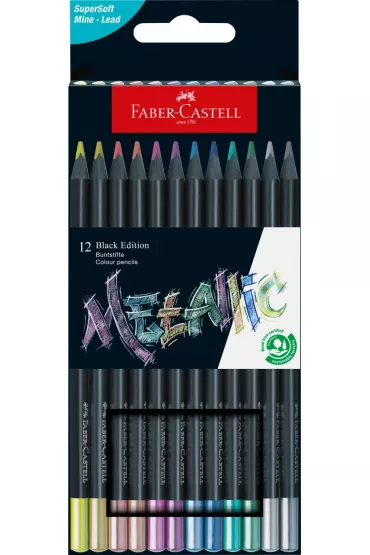 Faber-Castell Kredki tr�jk�tne Black Edition 12 szt.