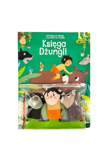 Ksi�ga d�ungli. Opowie�ci do poduszki z pacynkami na paluszki