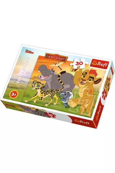Puzzle 30 el. Lwia Stra� - Weso�o naprz�d Trefl