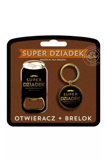Set Otwieracz + Brelok dla Dziadka - So Macho