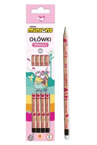 Beniamin O��wek z gumk� Minionki 6 szt