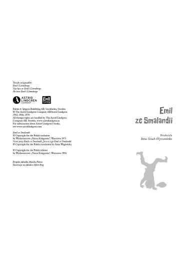 Przygody Emila ze Smalandii - Astrid Lindgren