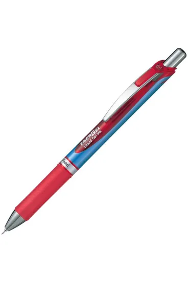 Pentel D�ugopis �elowy EnerGel BLN75 automat. czerw. - Joanna Bia�obrzeska