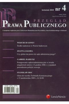Przegl�d Prawa Publicznego 4/2010