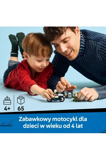 LEGO City Po�cig na motocyklu policyjnym 60455
