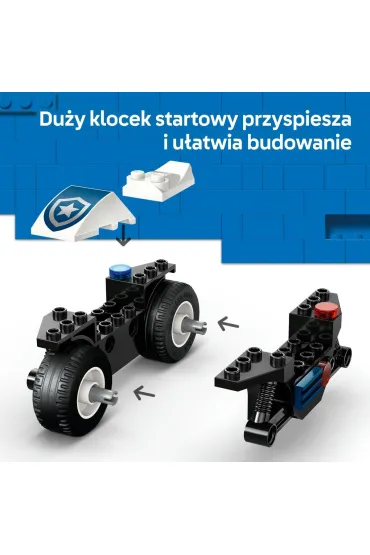 LEGO City Po�cig na motocyklu policyjnym 60455