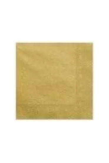 PartyDeco Serwetki tr�jwarstwowe z�oty 40x40cm