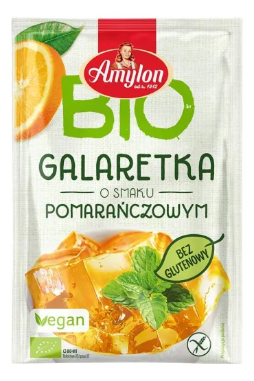 Amylon Galaretka pomara�czowa Zestaw 3 x 40 g Bio