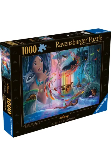 Puzzle 1000 el. Zamki Disneya Pocahontas Ravensburger