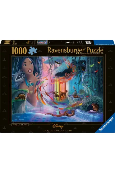 Puzzle 1000 el. Zamki Disneya Pocahontas Ravensburger