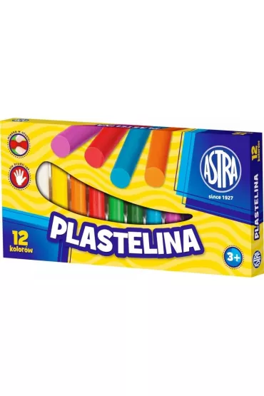 Astra Plastelina szkolna 12 szt.