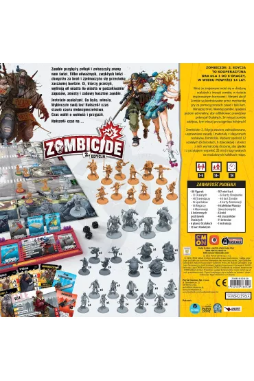 Zombicide 2 edycja Portal Games - Raphael  Guiton, Jean-Baptiste Lullien, Nicolas Raoult