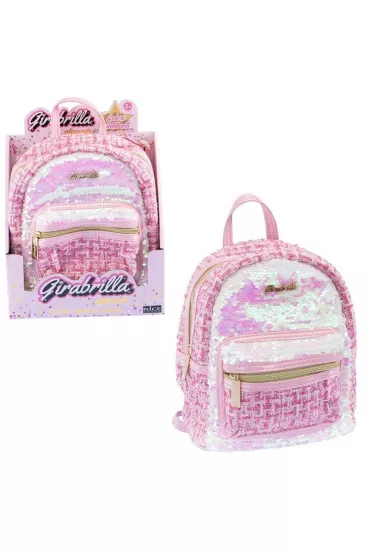 PLECAK TWEEDOWY CEKINY GIRABRILLA 21X25X15 WB6