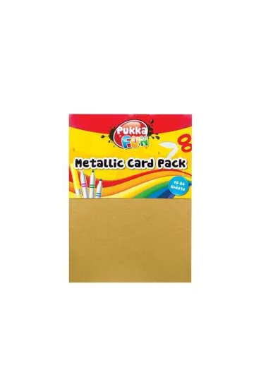 Pukka Pad Blok metaliczny A4 Fun 10 kartek