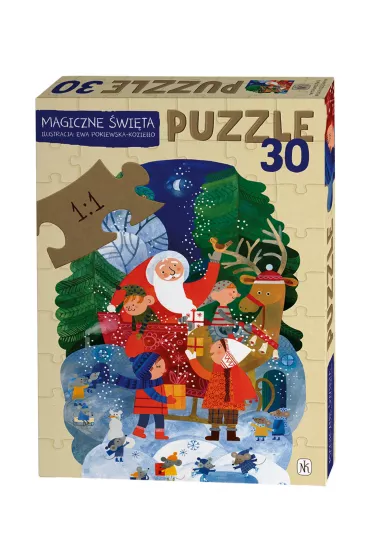 Puzzle 30 el. Magiczne �wi�ta Nasza Ksi�garnia - Ewa Poklewska-Kozie��o