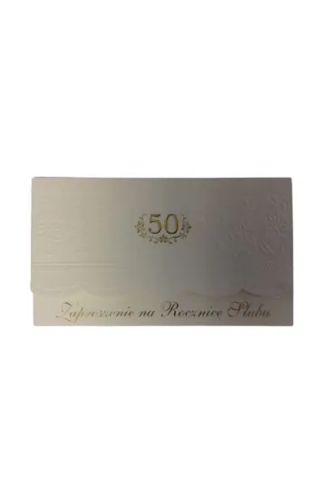 Merigraf Zaproszenie 50 Rocznica �lubu ecri mix 10 szt.