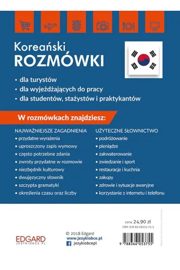 EDGARD. Korea�ski. Rozm�wki na ka�dy wyjazd - Maria  Michalunio