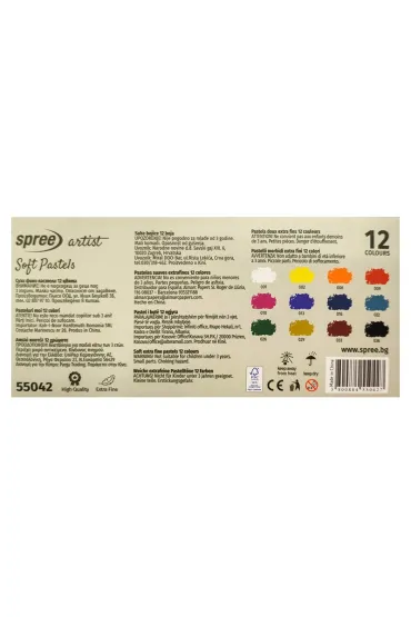 Pastele suche 12kol KOH-I-NOOR PAS-550420