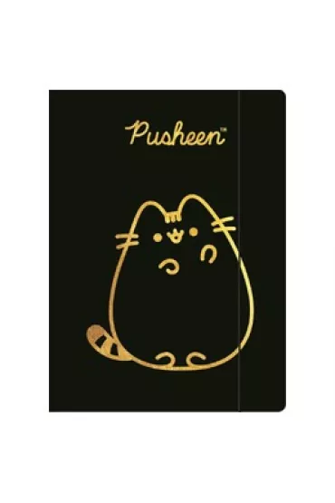 Teczka z gumk� A4 Pusheen gold