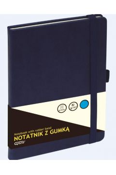 Grand Notatnik A6 z gumk kratka 80 kartek