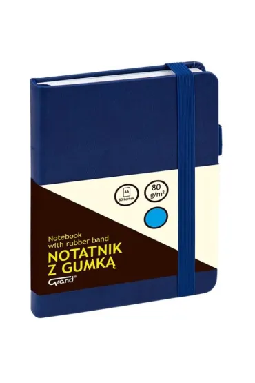Grand Notatnik A6 z gumk� kratka 80 kartek