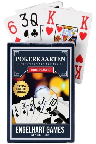 Karty pokerowe VPE 100% Plastic 4 index Quint