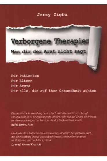 Ukryte terapie (wersja niem.). Verborgene Therapien - Jerzy Zi�ba