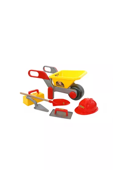 Polesie 50229 Taczka nr2 Construct + zestaw kamieniarza 5el