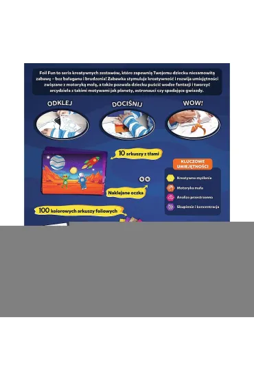 Zestaw kreatywny Skillmatics Foil Fun Kosmos Grasper Global Private Limited