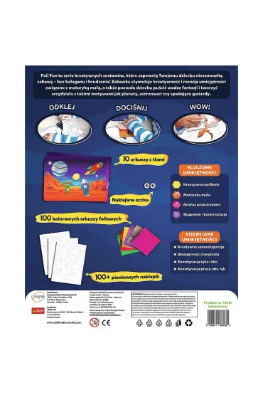 Zestaw kreatywny Skillmatics Foil Fun Kosmos Grasper Global Private Limited