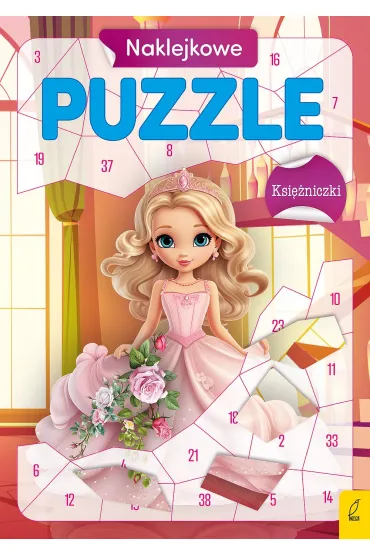 Ksi�niczki. Naklejkowe puzzle