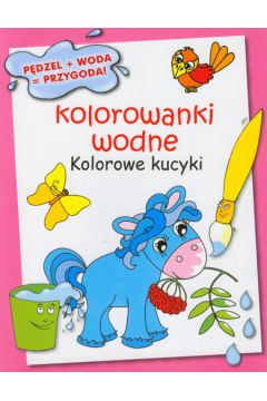 Kolorowanki wodne Kolorowe kucyki